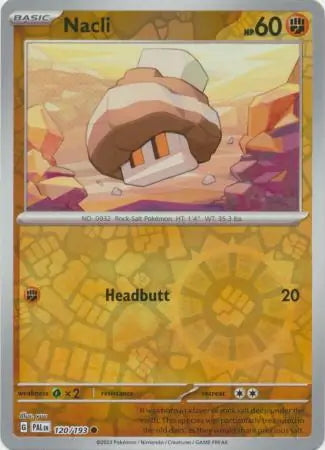 Paldea Evolved Nacli #120/193 reverse holo